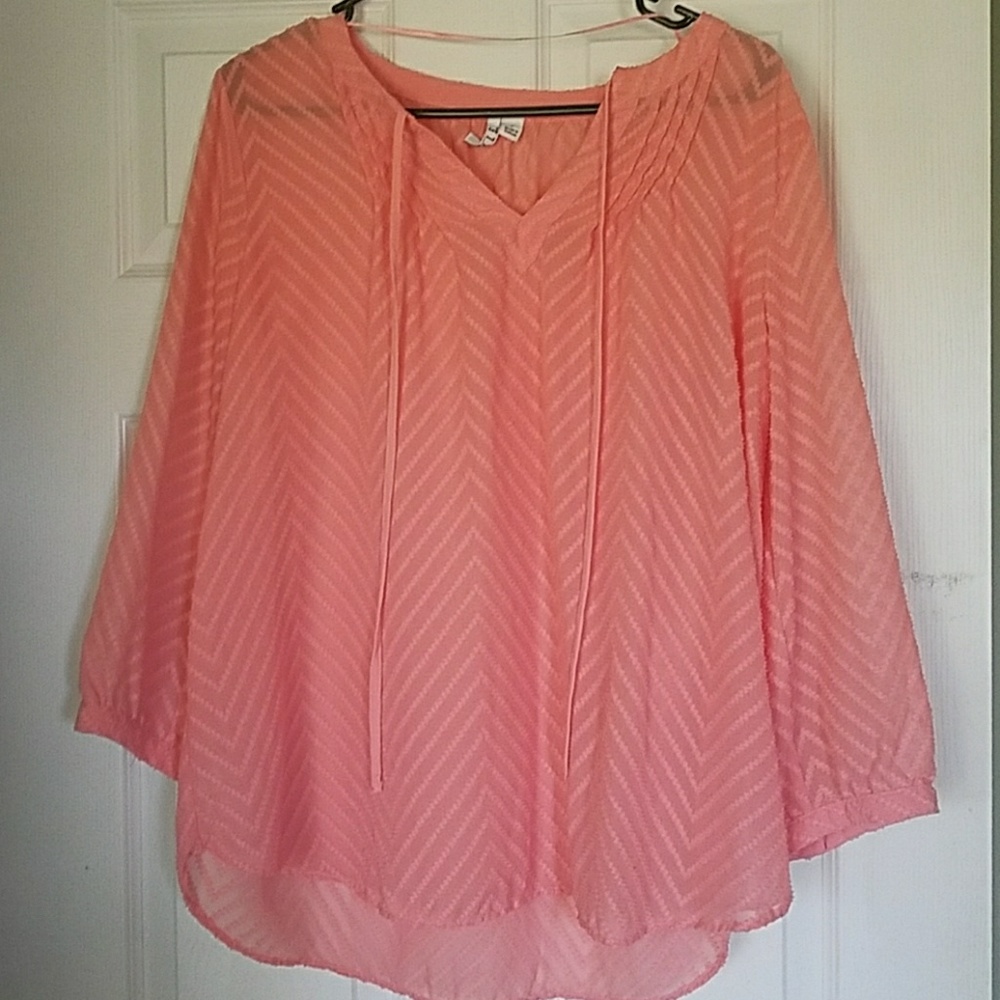 Elle top, pink, size L